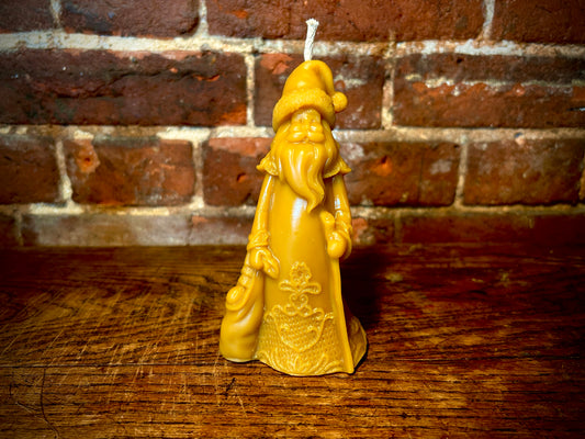 Father Christmas Pure Beeswax Candle