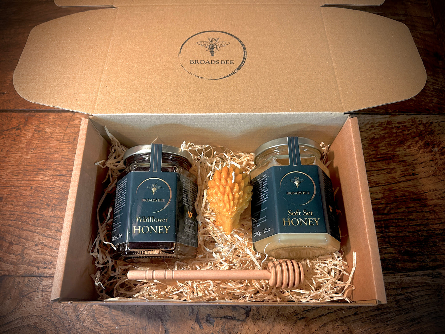 Honey, Candle and Dipper Gift Box